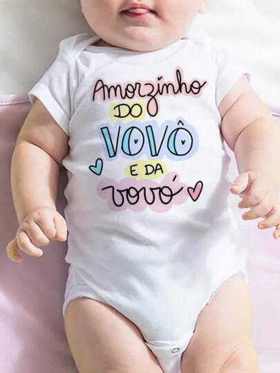 Body Bebê Frases Amorzinho Do Vovô E Da Vovó Presente