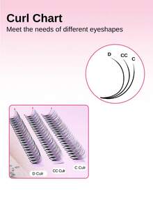 ARTSTAR 4D/5D/6D Lashes 500 Fans Loose Fans Slim Narrow Sharp Stem Pointy Base Loose Fans Medium Stem Thin Premade Volume Fans Eyelashes