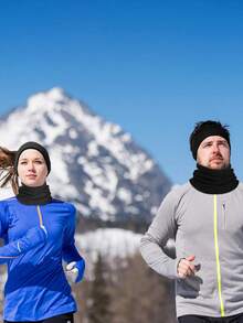 3 件套耳罩头带保暖面罩羊毛围脖触摸屏冬季针织手套男女款