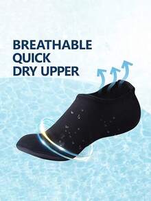 透气速干水鞋 - 赤足沙滩袜，防滑鞋底，适合钓鱼、冲浪、游泳和徒步旅行；轻便速干水袜，防滑、灵活、透气网眼鞋面，多种颜色可选；男女通用水袜，适合沙滩玩耍、瑜伽、泳池、划独木舟、桨板冲浪、水上运动和户外活动；无缝、亲肤、可机洗 - 水上运动爱好者的理想礼物