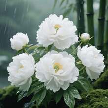 10 piezas de semillas de peonía, semillas de flores, decoración de paisaje en espacios verdes al aire libre, interior en maceta, horticultura de patio, plantación, fuente rica, fácil de sobrevivir - 10 piezas/semilla - Ver 4