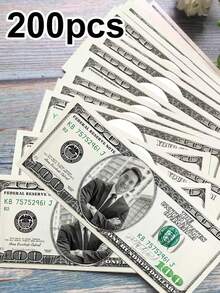 Customized Photo & Text Novelty Prop $100 Bill, Fake Banknote, Personalized Gag Gift, Funny Souvenir For Him, Birthday Party Prop. Note: This Is A Novelty Prop Only, Not Real Currency And Has No Monetary Value. ,For Family - Multicolor - View 12