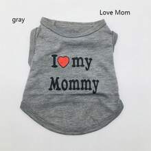 Chaleco con estampado de perro, camiseta para mascotas para perros pequeños/medianos, camiseta informal - Multicolor - Ver 12