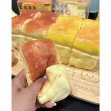 Soft Glutinous Mud Decompression Toy - Simulation Bread With Slow Rebound & Tender Skin Feel For Stress Relief