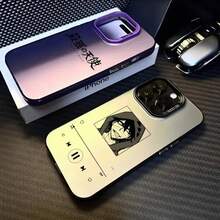 Funda de teléfono Anime A-Angels of Death compatible con  16 15 14 13 12 11 Pro Max, negra, morada, mate, láser, metálica, aurora, funda compatible con  17, funda de  17 Pro, funda de  17 Pro Max - z1 - Ver 3