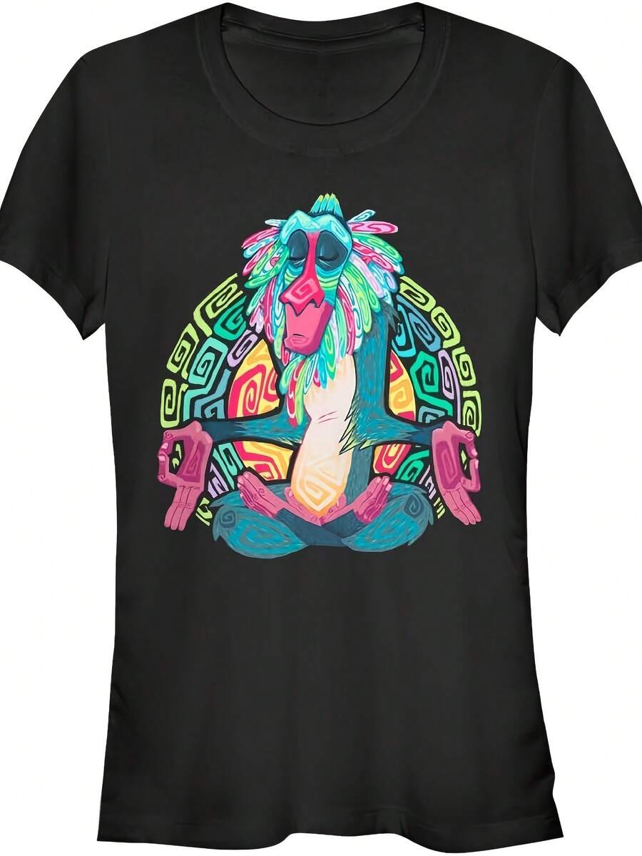 Fifth Sun Wo's Lion King Freaky Rafiki Graphic Crew Tee - Style 20 - View 1