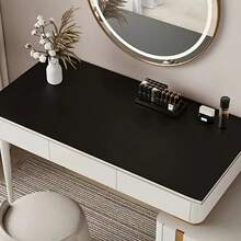 1 peça de tapete de mesa com proteção para os olhos, tapete de escritório, mouse pad grande, papel mata-borrão de couro sintético antiderrapante, mesa de laptop, tapete de mesa para maquiagem com unhas, tapete de mesa de centro, tapete de penteadeira, toalha de mesa extra grande, bloco de escrita à prova d'água para escritório e casa, à prova d'água, à prova de óleo, resistente ao desgaste, tapete de mesa de jantar sem necessidade de lavagem, adequado para uma variedade de mesas