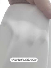 XLLAIS 2024新款性感紧身喇叭裤高腰弹力运动休闲纯色裤新年白色下装 - 白色 - 查看 4