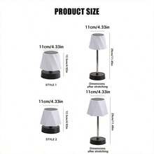 1pc Retractable Rechargeable LED Small Desk Lamp Suitable For Bedrooms Student Offices Study Eye Protection Night Lights Desk Atmosphere Lights