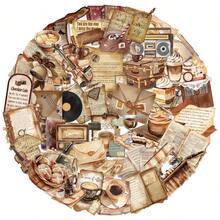 50 Adesivos Retrô de Vinil para Scrapbooking, Diário, Laptop, Para-choque, Skate, Garrafa de Água, Computador, Celular, Desenhos Animados, Capacete, Adesivos e Decalques para Carro, Materiais para Scrapbooking, Adesivos Divertidos, Adesivos para Laptop, Kindle e Celular - Multicolorido - Ver 11