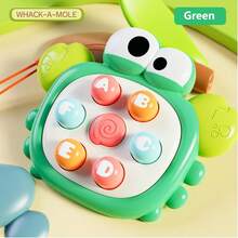 1pc Whack-A-Mole Mini Handheld Toy, Interactive Educational Toy For Toddlers, No Battery Needed Multi-Color Design, Suitable Gift For Kids 3+ Years Old , Christmas Birthday