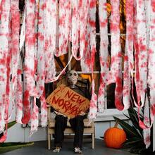 1 szt. 5M/10M/20M/30M/50M Halloween Krwawa Dekoracja Materiałowa, Nadaje Się Na Halloweenowe Imprezy Wewnątrz i Na Zewnątrz, Dekoracja na Halloween, Ogród, Drzewo, Taśma Izolacyjna, Ostrzegawcza, Rekwizyt, Horror. (Kolor jest losowo barwiony, a rzeczywisty otrzymany produkt ma pierwszeństwo) (20M = 2 opakowania po 10M) (30M = 3 opakowania po 10M) (50M = 5 opakowań po 10M) Niezwinięte, Opakowanie w worek OPP - Wielokolorowe - Zobacz 7