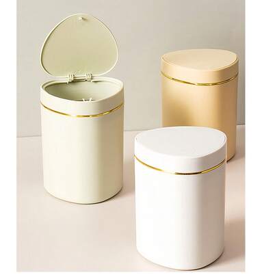 Mini Trash Can With Lid, Plastic Desktop Garbage Bin, Flip-Top Design To Prevent Odor Leakage, For Storing Fruit Peels And Shredded Paper On Desktops, Keeps Desk Tidy, Suitable For Bathroom, Home Desk Decor, Coffee Table, Office, Living Room