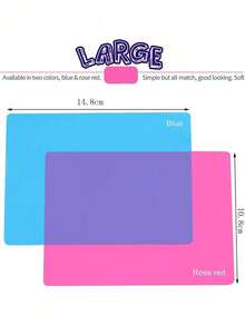 1pc/2pcs Silicone Mat For Resin Molds, 15.7" X 11.7" Playdough Mat, Silicone Sheet For Crafts Jewelry Resin Molds Mat, Nonstick Silicone Craft Mats For UV Resin, Paint, Clay - Multicolor - View 7