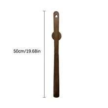 50cm Magnetic Wooden Shoe Horn – Premium Beechwood Long-Handle Shoe Remover With Anti-Slip Base | Home & Professional Use (Fall 2025 Upgraded) - 咖啡棕 - 查看 6