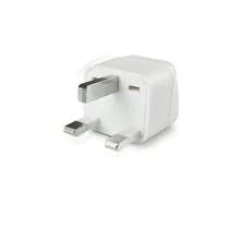 محول قابس من الولايات المتحدة إلى المملكة المتحدة، محول سفر من 2/3 شوكة أمريكية إلى 3 شوكات، محول من الولايات المتحدة إلى المملكة المتحدة، محول طاقة مؤرض من الولايات المتحدة وكندا والمكسيك واليابان إلى المملكة المتحدة (1 حزمة باللون الأبيض)