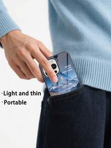 Funda de teléfono con espejo con tema navideño, antideslizante y resistente a golpes 2 en 1, funda de teléfono premium compatible con Apple 17 Series, Galaxy S Series (S24, S23, S25), Apple 11, 12, 13, 14, 15, 16 Pro, 16 Pro Max, 14 Plus, 15 Plus, 16 Plus, 15 Pro Max, Galaxy A15, A34, A35, A55