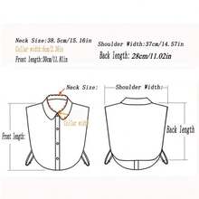 2pcs/1pc Detachable Collar For Women, Versatile Decorative Fake Collar For Daily Wear