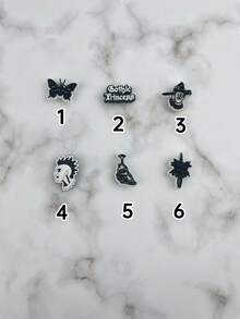 11pcs/Set Cartoon Pattern Charms, Suitable For Halloween Gifts, Personalized Free Combination DIY Decoration, Holiday Gifts
