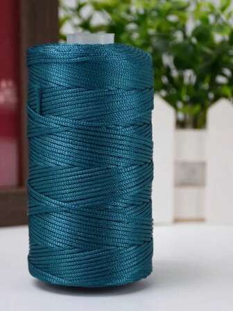 1 Rollo de Hilo de Seda de Hielo, Grosor Medio, Material DIY para Sombrero de Sol de Verano Hecho a Mano, Zapatos, Hilo de Ganchillo Hueco