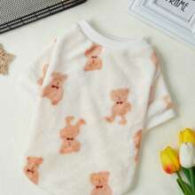 Autumn Flannel Pet Clothes, Dog Clothes, Small Bear Four-Legged Clothes, Cross-Border New Products Dog Clothes