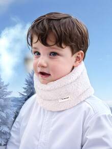 1 件儿童冬季羊毛围巾颈部保暖器（男孩和女孩适用） - 純色圍脖 - 查看 2