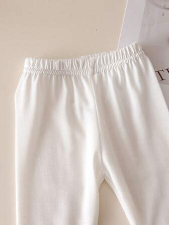 3 delar långärmat set för babyflickor vår/höst, snygg prinsessklänning med jeansmönster, byxor och pannband, babykläder