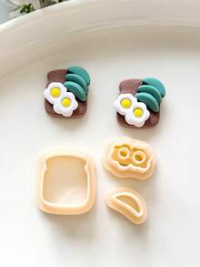 1/2/8pcs Food Shaped Clay Cutters, Suitable For Jewelry Making, Polymer Clay Baking Cutters, Egg Shaped Clay Tools, Jewelry Making Set - Clay Cutter - View 8