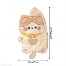 Cute Cat Hand Towel Double-Thickness Hand Towel Quick-Drying Absorbent Kitchen Cleaning Rag Bathroom Hanging Towels Home Supplie - 3 - View 6