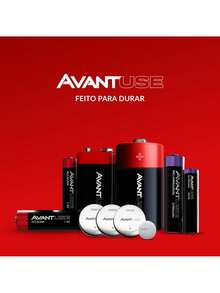 Kit 4 Pilhas Recarregável Comum AA 2700MAH Cod: 408140010 Avant Use