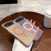 Funda protectora magnética Ice Mist, antideslizante y anti-caídas, carcasa dura ultrafina de material PC+TPU. Compatible con Apple APPLE 17/17 Air/17 Pro/17 Pro Max, 16/16 Pro/16 Plus/16 Pro Max/16E,11 1213 14 15, así como modelos Galaxy S25 Ultra/24 Plus/23/22. Funda para teléfono Apple 17, funda acrílica para teléfono, funda Apple 17 Pro Max, funda Apple 17 Pro Max con Magsafe