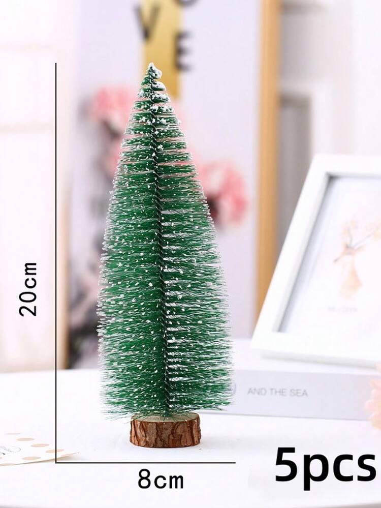 1/5pcs Christmas Decorations Mini Christmas Tree, Simulation Christmas Tree Christmas Decoration Christmas Home Table Crafts, Suitable For Christmas Hanging Decorations, Desktop Background Props Decorations, Gifts, Christmas Tree Ornaments Home Decor Room Decor Winter Christmas Decorations Home Christmas Gifts Christmas Decor - Multicolor - View 10