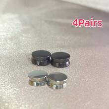 1對/2對/4對無縫衣物夾 - 強力磁吸扣，扁圓形衣物夾適用於毛衣、襯衫、圍巾 - 米色/黑色/藍色/粉色/白色/快速調整與造型 - 免縫時尚鈕扣，襯衫配件，毛衣扣件，極簡設計，輕量配件，可靠抓力，衣櫥必備，DIY衣物裝飾 - 彩色 - 查看 29