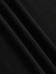 Playera manga corta con estampado de Moño - Negro - Ver 4