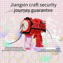 Kids Bubble Gun Train Bubble Machine, Suitable For Children, Automatic Bubble Machine, Comes With Empty Bottles, Children's Bubble Machine Gift, Suitable For Outdoor Game Toys For Boys And Girls Aged 3, 4, 5, 6, 7, And 8+(Battery And Liquid Not Included) - Blue - View 3
