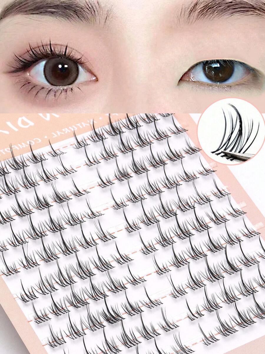 120 片动漫假睫毛,C 卷向日葵卡通风格睫毛,可重复使用,适用于日常生活、婚礼、约会、派对、音乐节、圣诞节、万圣节 - C - 查看 1