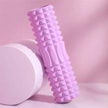 1PC 45cm Foam Hollow Yoga Column Upper Leg Calf Massage Roller Fitness Yoga Pilates Muscle Relaxation Special Moon Tooth Massage Roller Body Sculpting Home Gym Whole Body Muscle Massage Relaxer - Multicolor - View 13