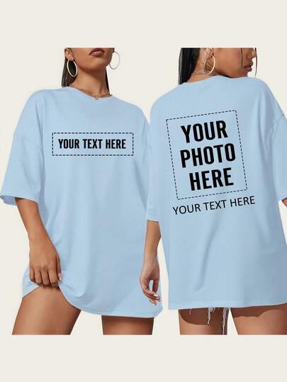 Camiseta personalizada con foto, Camiseta personalizada para novia, Camiseta personalizada con texto, Amo a mi novia, Camiseta personalizada con foto retro, Camiseta personalizada con foto de pareja, Regalo del corazón para novia/esposa, Regalo del Día de San Valentín, Camiseta personalizada para mujer - Agrega tu foto y texto favoritos (Foto de novia/Foto de pareja/Foto familiar/Selfie/Foto de mascota/Foto de amigo)