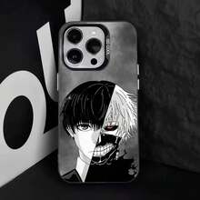 Funda de Teléfono Anime  para 17,16,15,14,13,12,11,Pro,Max,Plus,E Anti Caída Negra Mate Dura - z3 - Ver 6