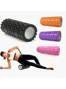 1 szt. wałek do jogi, joga fitness dla kobiet, rozluźnienie mięśni, ćwiczenia rozluźniające mięśnie, relaksacja fitness, wałek, ćwiczenia, bieganie, jazda na rowerze, wałek piankowy do masażu tkanek głębokich, opatentowany wałek o wysokiej gęstości do ćwiczeń, masaż mięśni i rozluźnianie punktów spustowych mięśniowo-powięziowych, wałek do pleców do fitnessu, jogi i pilatesu - Wielokolorowe - Zobacz 1
