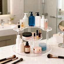 Un raft simplu și transparent pentru afișare/depozitare. Articole frumoase de decor pentru cameră. Convenabil pentru instalare și dezasamblare. Poate depozita și afișa parfumuri, bijuterii, cercei, figurine etc. Un cadou foarte frumos de festival, un cadou de ziua de naștere.