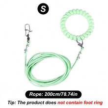 1pc Elastic Bird Leash, Parrot Flying Rope, Release Rope, Extension Leash With Wrist Strap, Lightweight & Non-Harmful, Pet Parrot Flying Combo Set (Excluding Leg Ring)