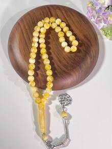 1pc 45pcs 10cm Acrylic Prayer Beads Misbaha, Faux Amber - Multicolor - View 18