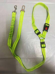 可调节二合一宠物汽车安全带和安全带 - 耐用涤纶，可手洗，带扣和弹性减震器，非常适合带狗旅行 狗汽车座椅 汽车座椅套 狗汽车座椅套 宠物汽车座椅 - 彩色 - 查看 10