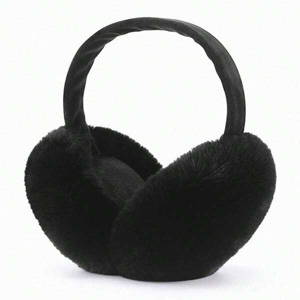 1pc Winter Cold-Proof And Warm Folding Earmuffs, Plush And Comfortable, Easy To Carry, Effectively Maintain Ear Temperature.