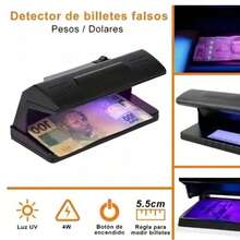 Máquina Con Lámpara Uv Detector De Billetes FalsosZAS - Multicolor - Ver 6