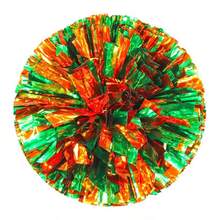 2 Stücke Cheerleader mit Pompons, Bändern, Tanzauftritts-Requisiten, Quadratische Tanzspiel-Requisiten, für Fußball, Basketball, Fußball und Sportaufführungen, Mannschaftssportarten, Tanz- und Cheerleader-Requisiten