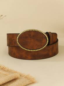 1pc Women's Retro Simple Western Cowgirl TPE Material Soft & Stretchy Waist Belt, Suitable For Outdoor Travel & Valentine's Day Summer, School Fall, Autumn, Halloween - Multicolor - View 14