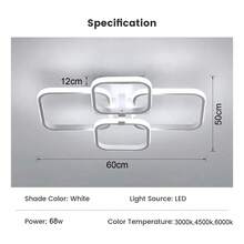 ZHENWANGXIN Ceiling Lights - White - View 4