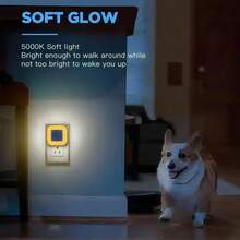 Smart 4pcs Night Lights - Plug-In With Dusk-To-Dawn Sensor - Automatically Turn On And Off For Bedroom, Bathroom, Hallway, Kitchen